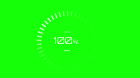  Digital Speedometer Tachometer with Changing Numbers on Green Screen 스톡 동영상 336656459