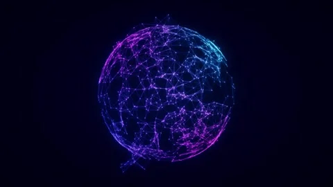 Digital sphere Stockbeeldmateriaal 333053020
