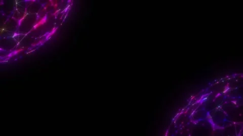 The digital sphere has enveloped the world. Exchange of communications. Seamless Stock Footage 135226460