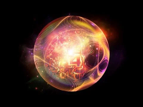 Digital Sphere Stock Illustration