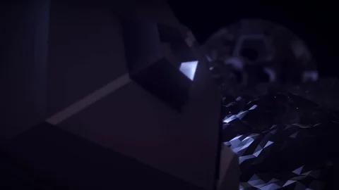 Digital Spores Looping Animation Stock Footage 73610308