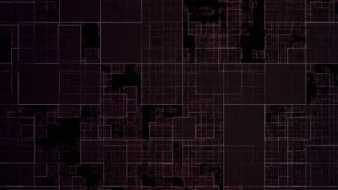 Digital Sqaure Pxels Stock Footage 237900676