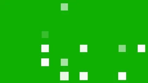Digital square shapes pattern green screen motion graphics 스톡 동영상 201047297