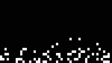 Digital Squares Transtion - Big Blocks Digital Mosaic 02 Stock Footage 201499662