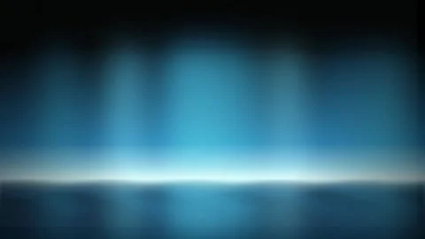 A digital stage backdrop with shimmering horizon light in a seamless loop Stock Footage 341274631