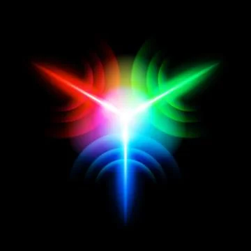 Digital star Ilustração Stock