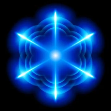 Digital star Ilustração Stock