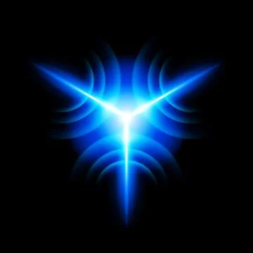 Digital star Ilustração Stock