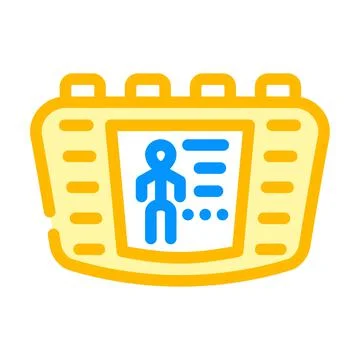 Digital stimulant color icon vector illustration Stock Illustration