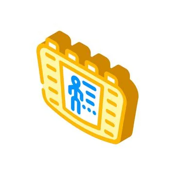 Digital stimulant isometric icon vector illustration Stock Illustration