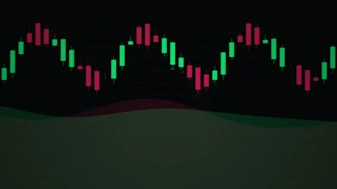 Digital stock market graph visualization showing financial data trends and .. Stock Footage 346002249