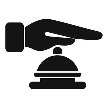 Digital stop ringer theft icon simple vector. Access vigilant Stock Illustration