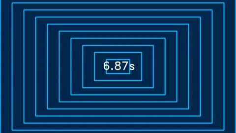 Digital stopwatch countdown abstract background animation Video stock 342080775