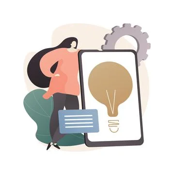 Digital strategy abstract concept vector illustration. 스톡 일러스트