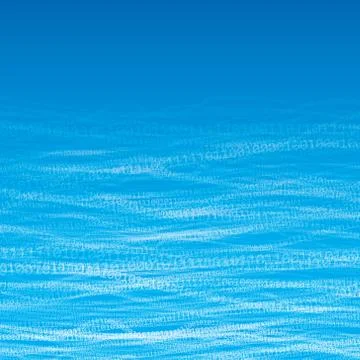 Digital stream Stockillustratie