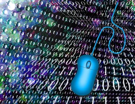 Digital stream Stock Illustration