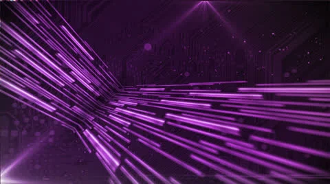 Digital Streams Purple Stock Footage 25883679