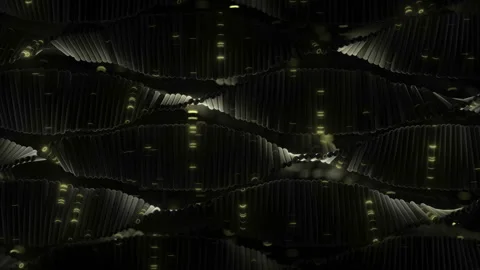 Digital structure of genetic code 3D render seamless loop animation Stock Footage 188633326