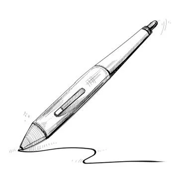Digital stylus Stock Illustration