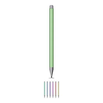 Digital stylus pen cartoon vector graphic 스톡 일러스트
