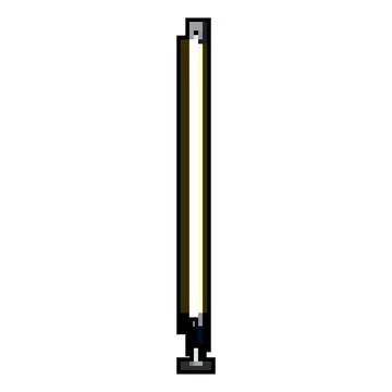 Digital stylus pen game pixel art vector illustration Illustrazione stock