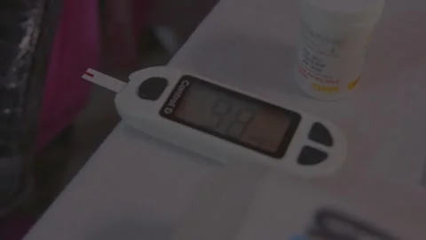 Digital Sugar testing machin Video stock 249495129