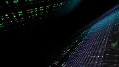 Digital Surface with Scrolling Elements 4K Loop Stock Footage 330238635