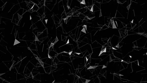 Digital swirl. Depth of field. Seamless loop.Futuristic Network. Stock Footage 96985113