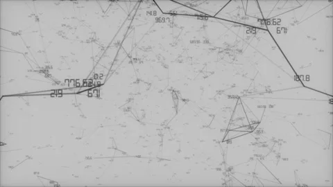 Digital swirl.Abstract digital binary data nodes and connection paths form a Stock Footage 98374863