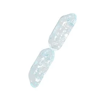 Digital symbol made of ice Illustrazione stock