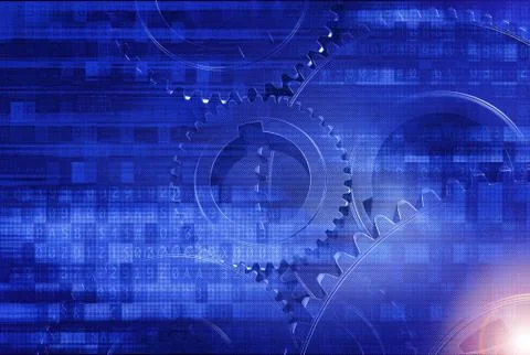 Digital Systems Background イラスト素材