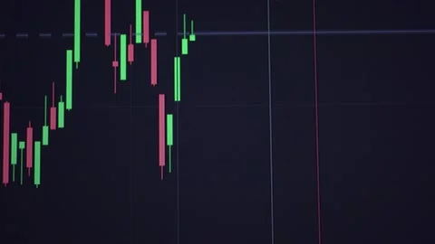Digital table of stock market, device screen close up, macro Stock Footage 164110640