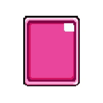 Digital tablet case pixel art vector illustration Stock-Illustration