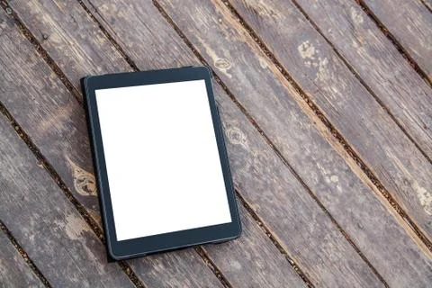 Digital tablet computer with isolated screen 写真素材