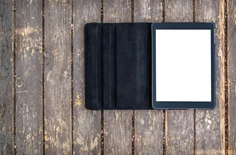 Digital tablet computer with isolated screen 写真素材