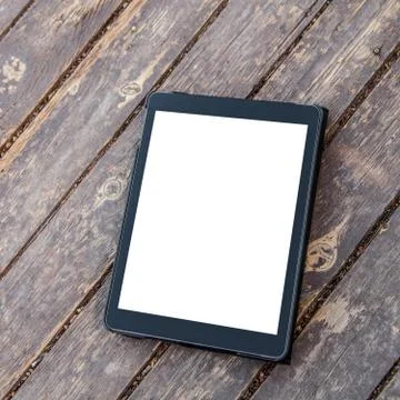 Digital tablet computer with isolated screen 写真素材