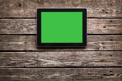 Digital tablet computer with isolated screen 写真素材