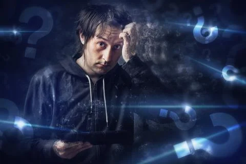 Digital Tablet Computer Noob Stock Illustration