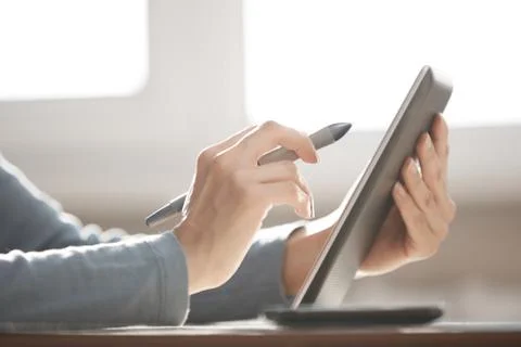 Digital tablet for designer Stock Photos