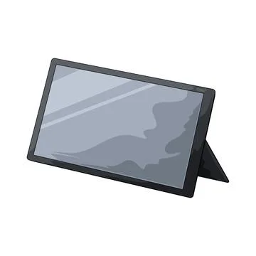 Digital tablet illustration Stock Illustration