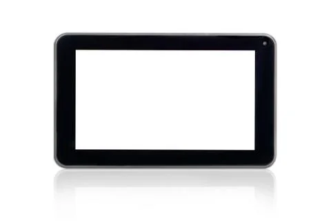 Digital tablet pc isolated Stock Photos