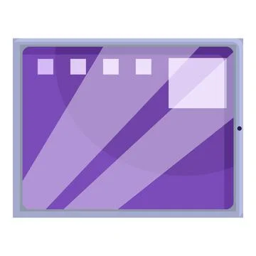 Digital tablet showing working process with diagram and charts Stockillustratie
