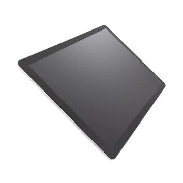 Digital tablet touch screen isolated on white background 写真素材