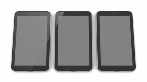 Digital Tablets Stock Footage 33057025