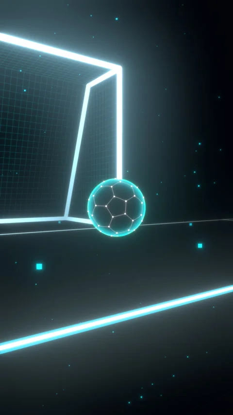Digital Tactical Soccer: Low Angle Top Right 库存影片 335455093