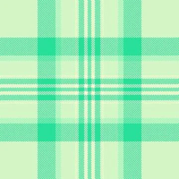 Digital tartan texture, a cool mint green plaid pattern. Ideal for background Illustrazione stock