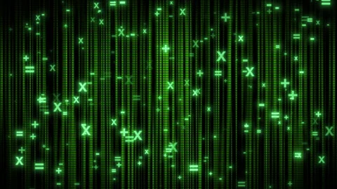 Digital Tech Data Code Computer Video Animated Background 스톡 동영상 342477895