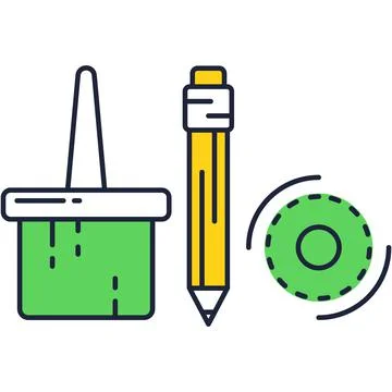 Digital tech integration flat vector concept icon Stock Illustration