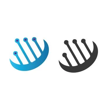 DIGITAL TECH LOGO , TECHNOLOGY LOGO Pro Vector Stock-Illustration