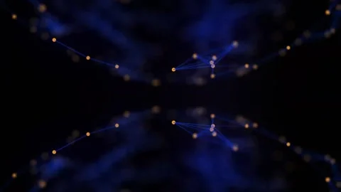 Digital Techno Background Spherical Digital Ball Rotate Networking Backgroun Video stock 171781679